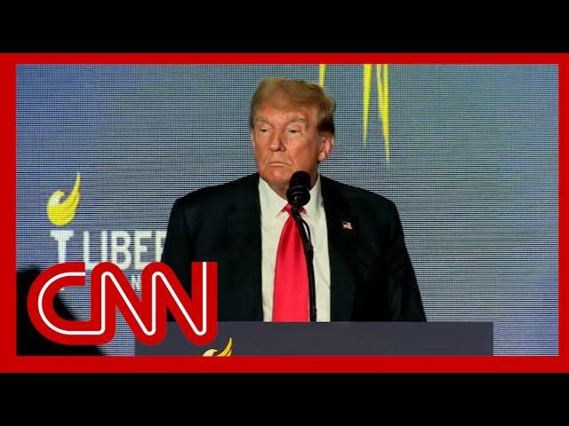 Watch Trump react to getting booed at Libertarian convention