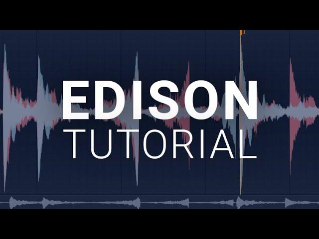 How To Use The Edison - FL Studio Tutorial