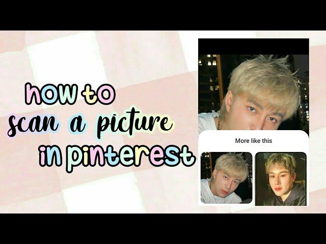 how to scan a picture in pinterest • rpw things