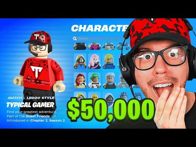 My $50,000 *LEGO* Fortnite LOCKER TOUR! (WORLD BEST)