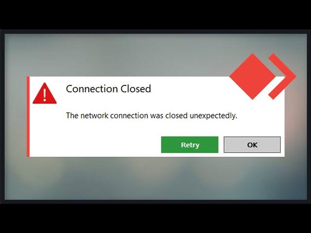 AnyDesk - Connection Closed - The Network Connection Was Closed Unexpectedly - Fix