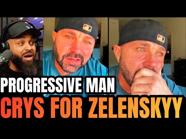 Progressive VAGINA of a Man BREAKS DOWN in TEARS OVER Trump THROWING Zelenskyy OUT White House!