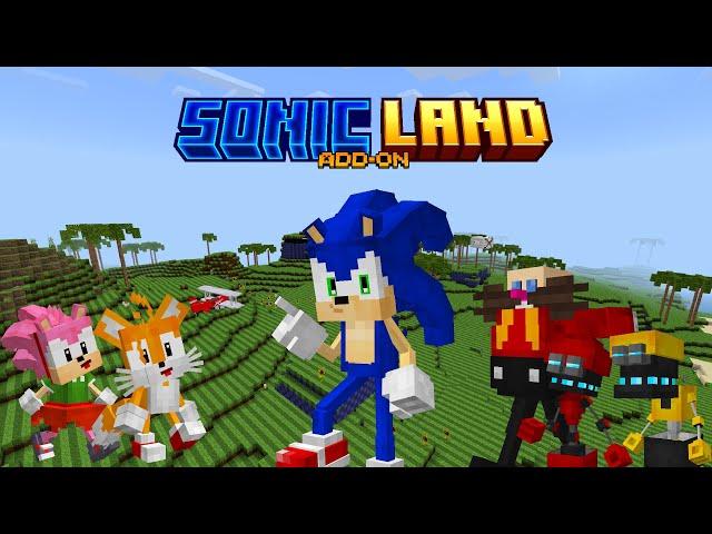 Sonic Land ADDON 2024 - Minecraft Bedrock 1.20