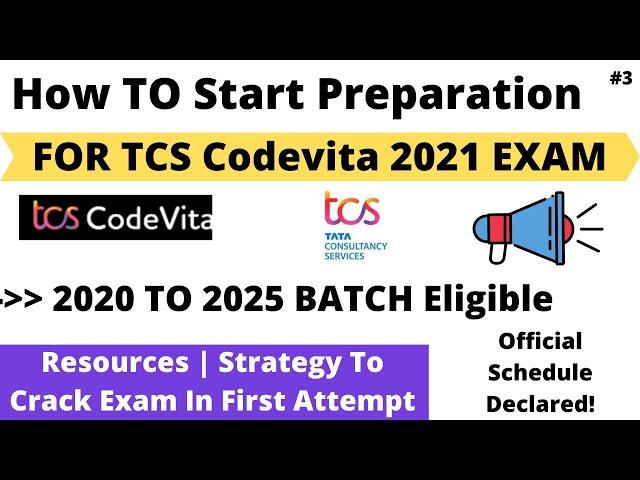 How to Start Preparation For TCS Codevita Exam | 2020-2025 BATCH | Resources & Strategy PART-3