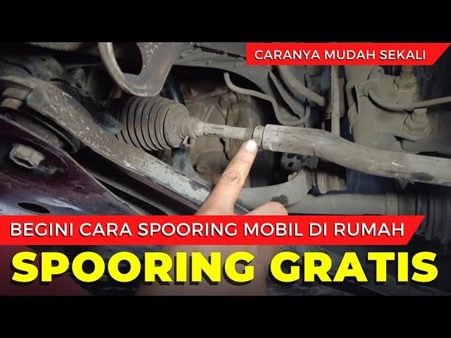 Cara spooring mobil manual gratis dan mudah