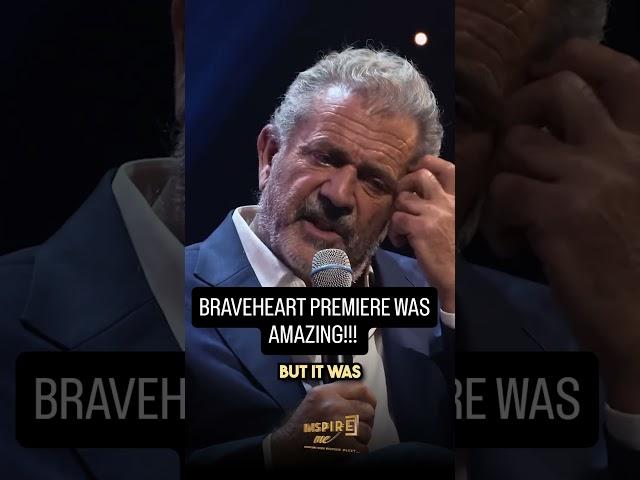 Mel Gibson shocked at Braveheart premiere!!