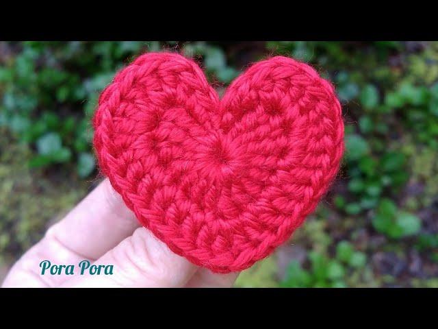 How To Crochet A Heart For Beginners I Valentines Crochet Gifts