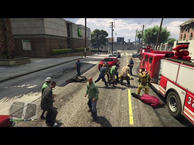 Firefighter fight