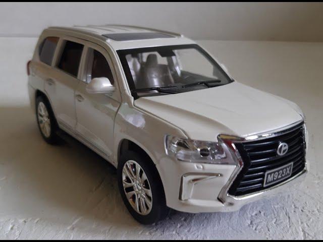 Машинка Лексус Lexus LX 570. Металлическая со светом и звуком