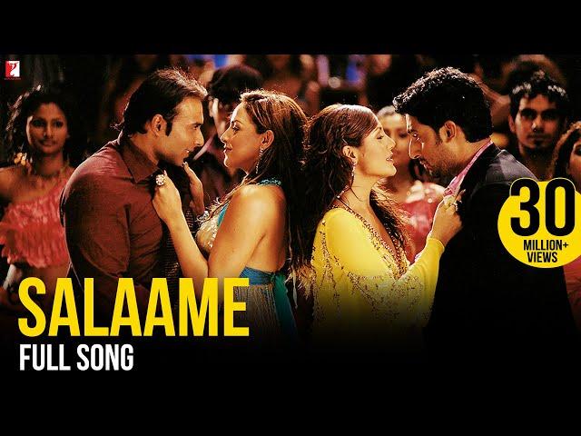 Salaame | Full Song | Dhoom | Abhishek Bachchan | Uday Chopra | Esha | Rimi | Kunal | Vasundhara