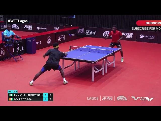 Emmanuel Augustine vs Oba Kizito Oba | MS Qual | WTT Contender Lagos 2023