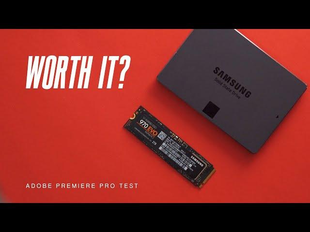 Video editing NVME vs SSD (Samsung 970 NVME editing performance)