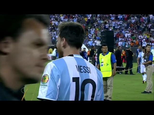 Lionel Messi emotional after heartbreaking loss in Copa America final | FOX SOCCER