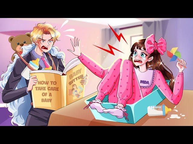 The Rich Boy Became My Babysitter??- MY SECRET STORY ANIMATED