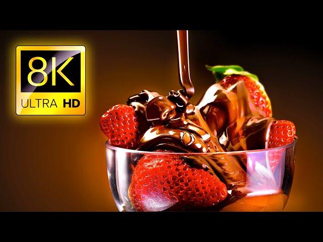 SO SATISFYING DESSERTS 8K ULTRA HD  • Yummy And Delicious Dessert with Relaxing Music 8K TV