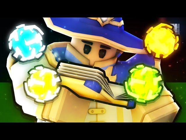 I Used The MAGE KIT Against 100 PLAYERS... (Roblox Bedwars)