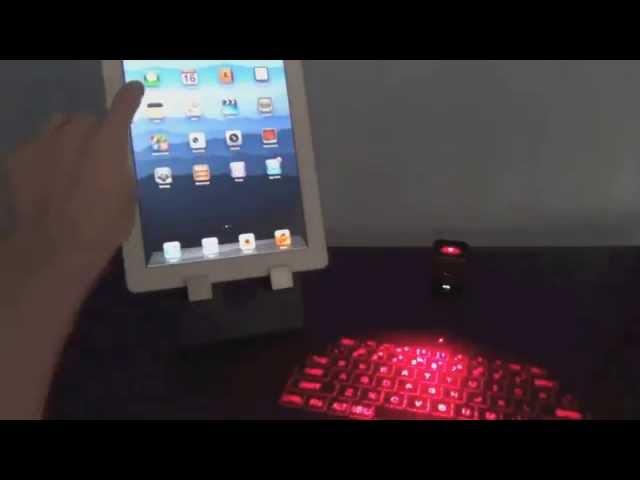 Laser Projection Virtual Keyboard - Showcase