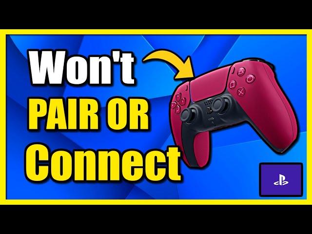 How to Fix PS5 Controller that Won't Pair or Connect to PS5 (Easy Method)