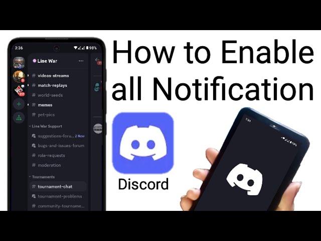 How to enable Discord notifications on Android