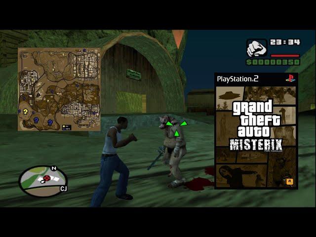 GTA San Andreas Misterix MOD - PS2 ISO