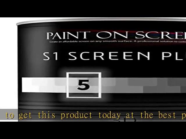 Paint On Screen Projector Screen Paint G005 (S1 Screen Plus Silver - Gallon)