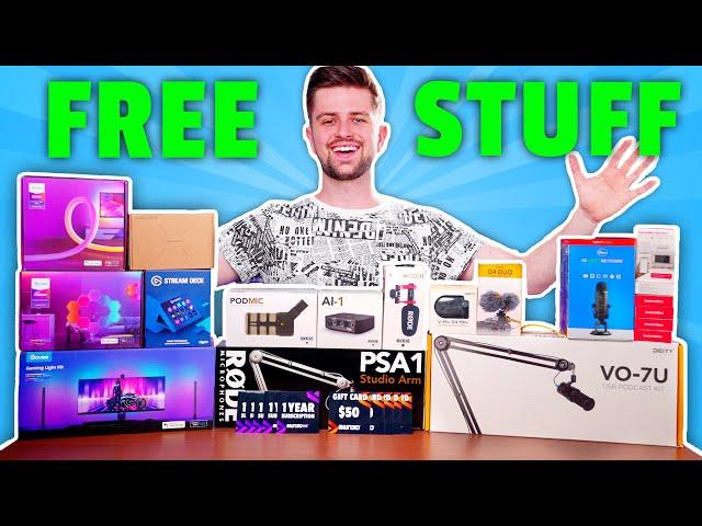 HUGE $3500 STREAM GEAR GIVEAWAY!! (over)