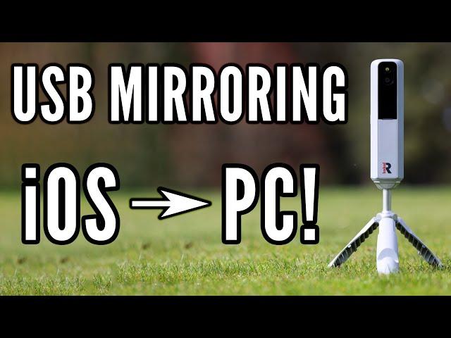 Direct Screen Mirroring: iOS to PC via USB! Master Your Rapsodo MLM2Pro Without WiFi Hassles