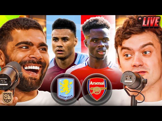 ASTON VILLA vs ARSENAL | THE CLUB LIVE