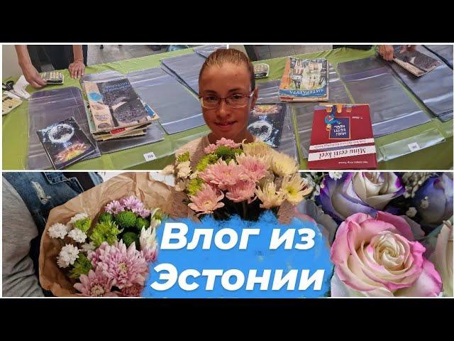 Семейные влоги.1 Сентября.День Знаний.Русские школы в Эстонии.Учебники для 7 класса в Эстонии.Влог