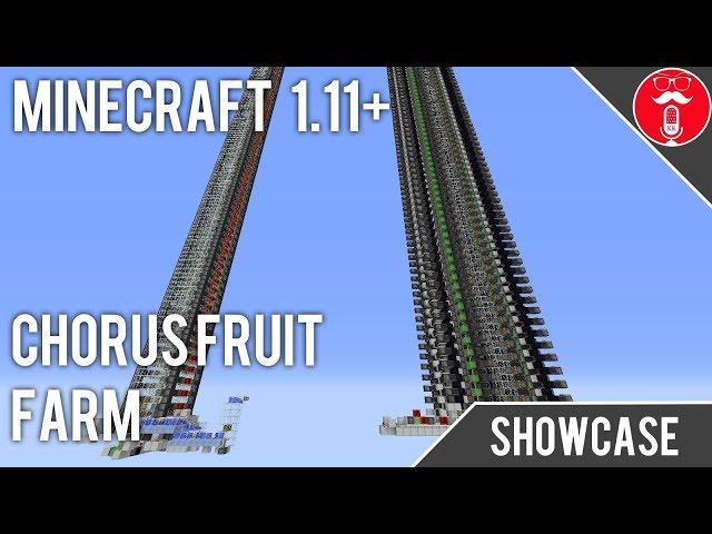 Dual Core Chorus Fruit Farm [~1.7M items/h] | Minecraft