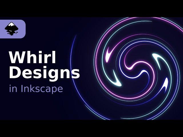 Creating Stunning Whirl Effects in Inkscape (Extremely Versatile!)