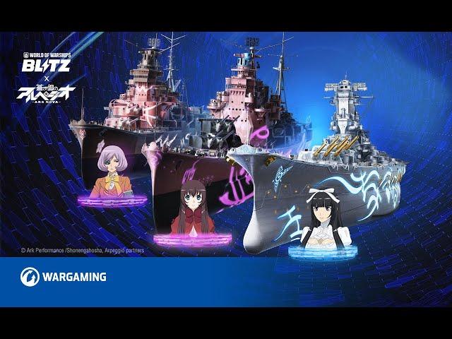 "Arpeggio of Blue Steel -Ars Nova-" comes to World of Warships Blitz!