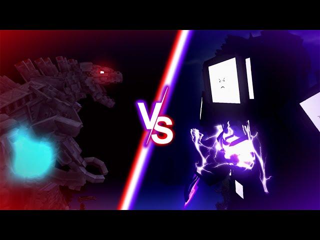 Titan TVMan vs Mechagodzilla - A Battle Animation