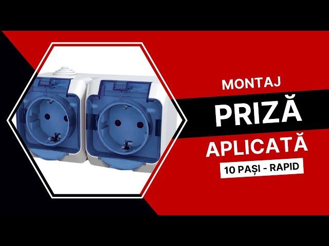 Priză Aplicată - Montaj priza aplicata perete - Prize aplicate