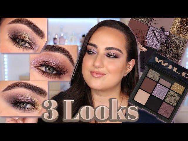 3 Looks | Huda Beauty Wild Jaguar Obsessions Palette!