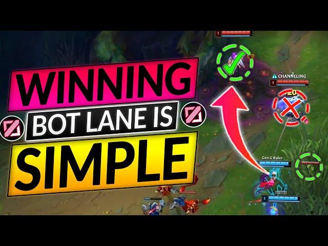 1 TIP to INSTANTLY WIN BOT LANE - This Strat Gets You EASY DIAMOND+ | LoL Guide