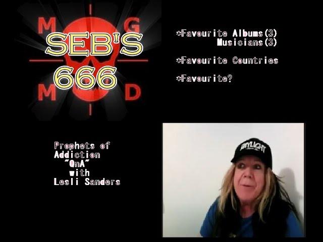 Prophets of Addiction "QnA" FOR SEBS666  The Metal Gods Meltdown. Seb Di Gatto..IT RAWKS!