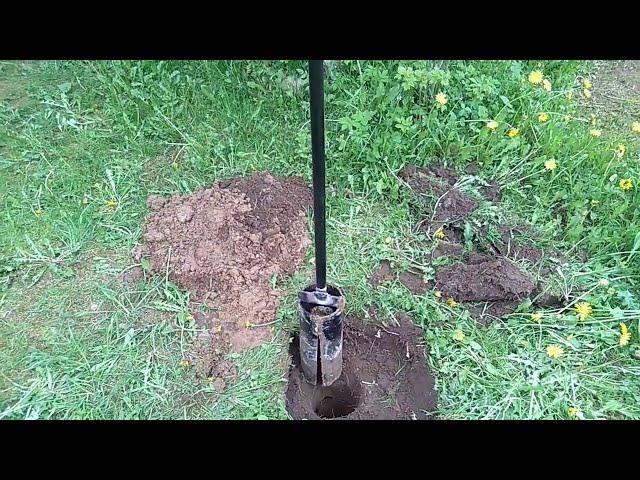 Homemade drill from the pipe.
