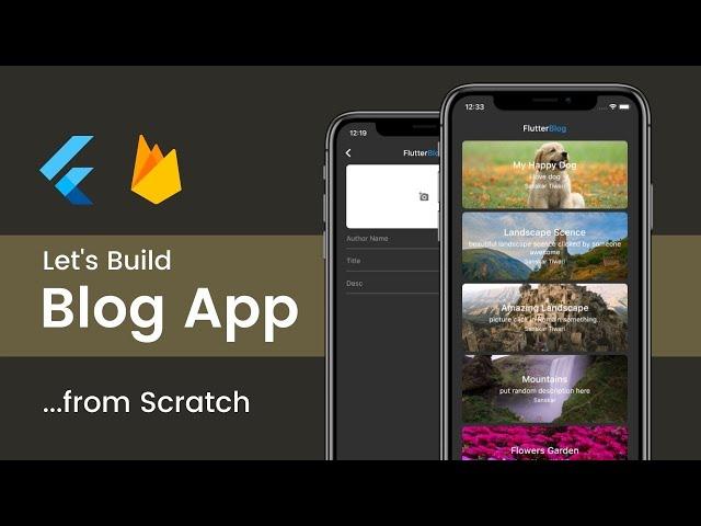 Build Flutter Blog App From Scratch | Flutter Tutorial For Beginners