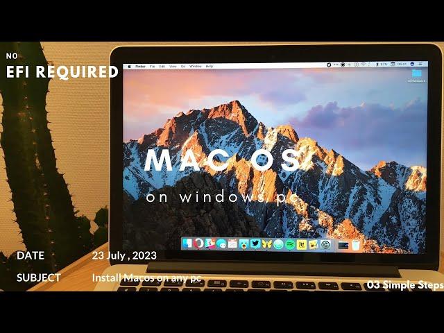 Install Mac Os Mojave on windows pc in 7 minutes