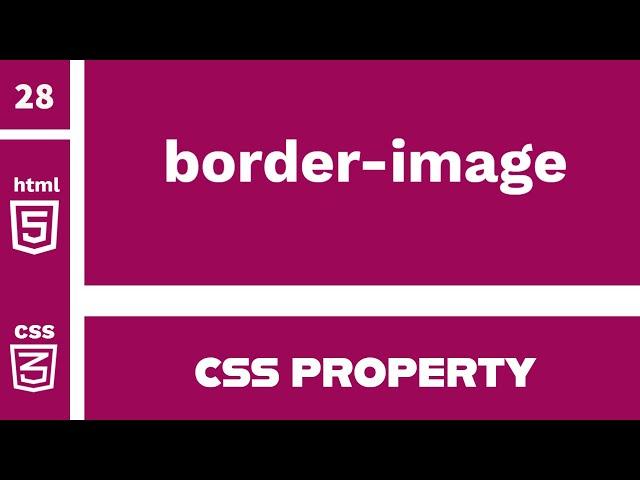 CSS Property : border-image explained !