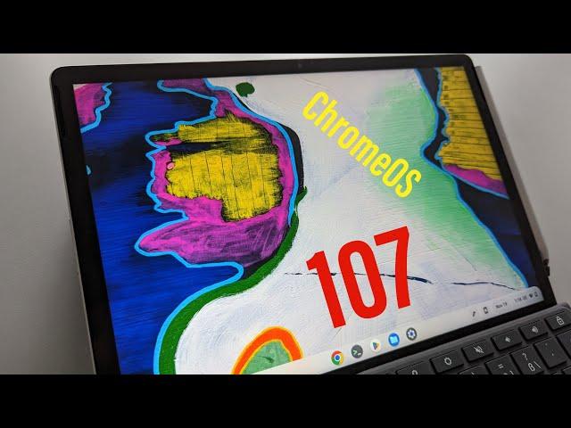 ChromeOS 107: All the new features! (New Desk, wallpapers, etc.)