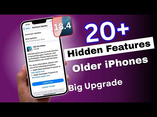 iOS 18.4 Beta 1 - 20+ New Features All Oder iPhones | iOS 18.4 Beta 1 on iPhone 15 Features in Hindi