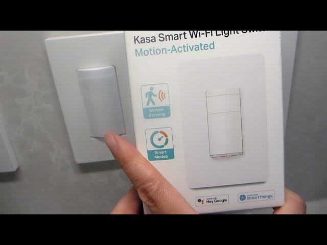 Kasa Smart Motion Sensor Light Switch: Review & Demo