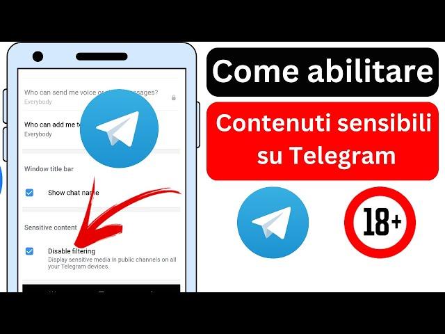 Come abilitare i contenuti sensibili su Telegram 2023 | Telegram Abilita contenuti sensibili