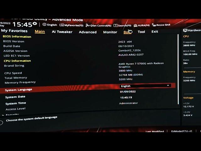 How To Increase VRAM on AMD Ryzen 7 5700G - [Unlock Bios]