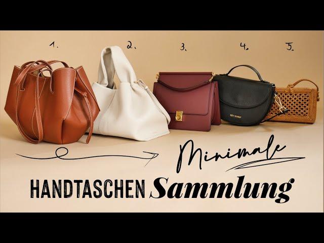 Meine minimale Handtaschen-Sammlung & Was ich in meiner Handtasche aufbewahre