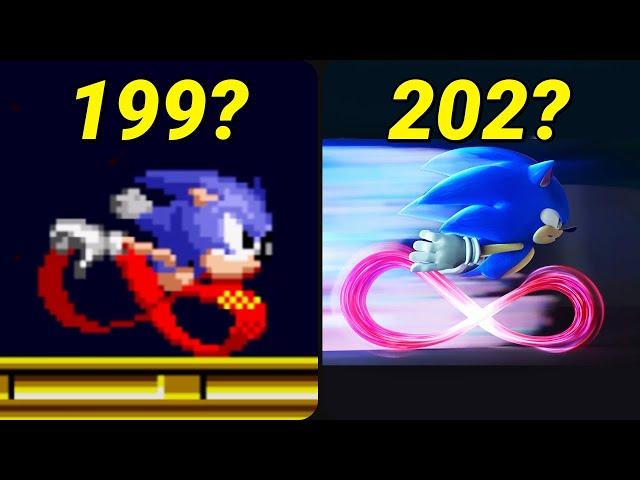 Sonic Peel Out Evolution