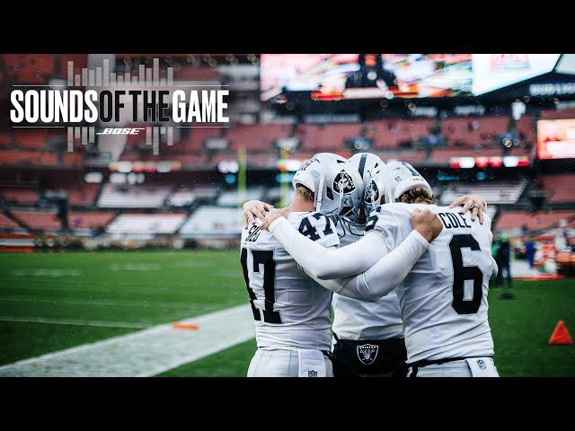 Raiders Week 8 Victory vs. Cleveland Browns | Sounds of the Game | Las Vegas Raiders