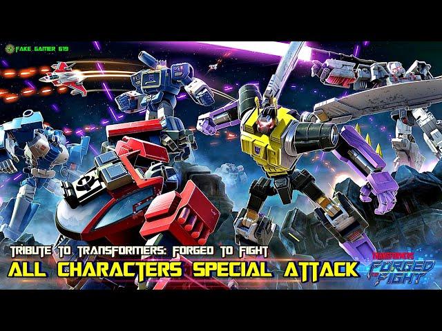 Transformers Forged To Fight ALL SPECIAL ATTACK